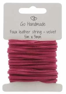 Go Handmade Ruskinds Snøre (5 x 3 mm)